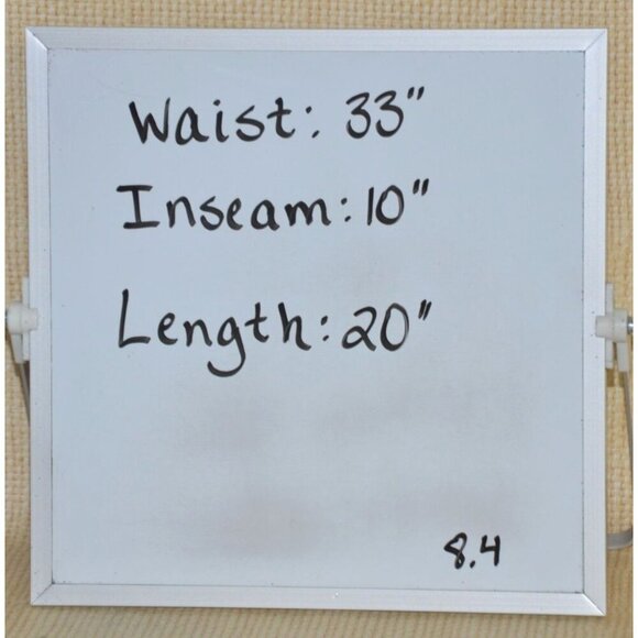 Greg Norman Men's Golf Shorts Size 32 Pockets Flat Front Mid Rise Plaid Black - Picture 6 of 6